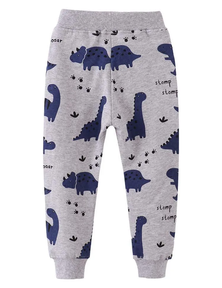 Dinosaur Printed Sweatpants - Image 2