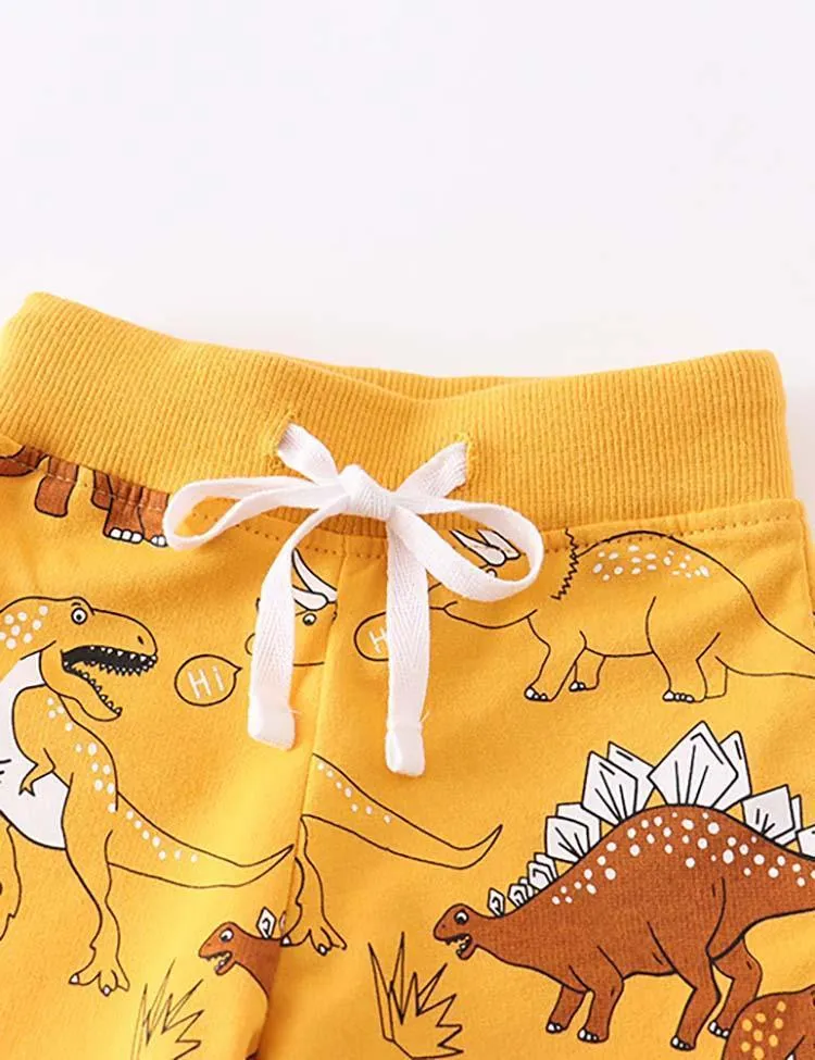 Dinosaur Printed Sweatpants - Image 2