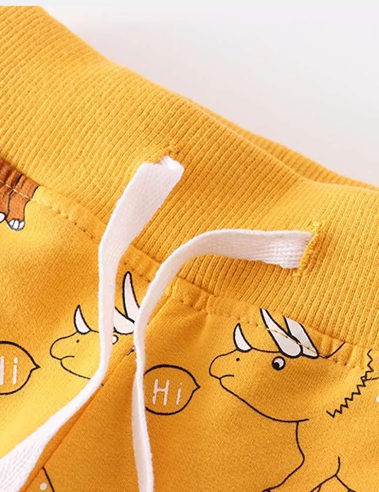 Dinosaur Printed Sweatpants - Image 4