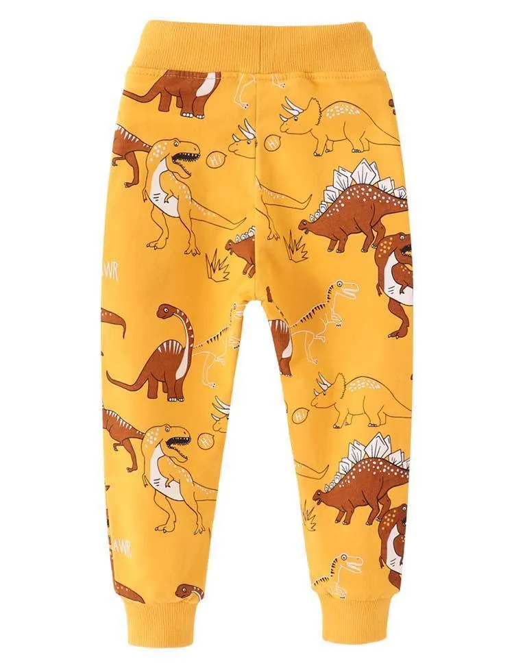 Dinosaur Printed Sweatpants - Image 5