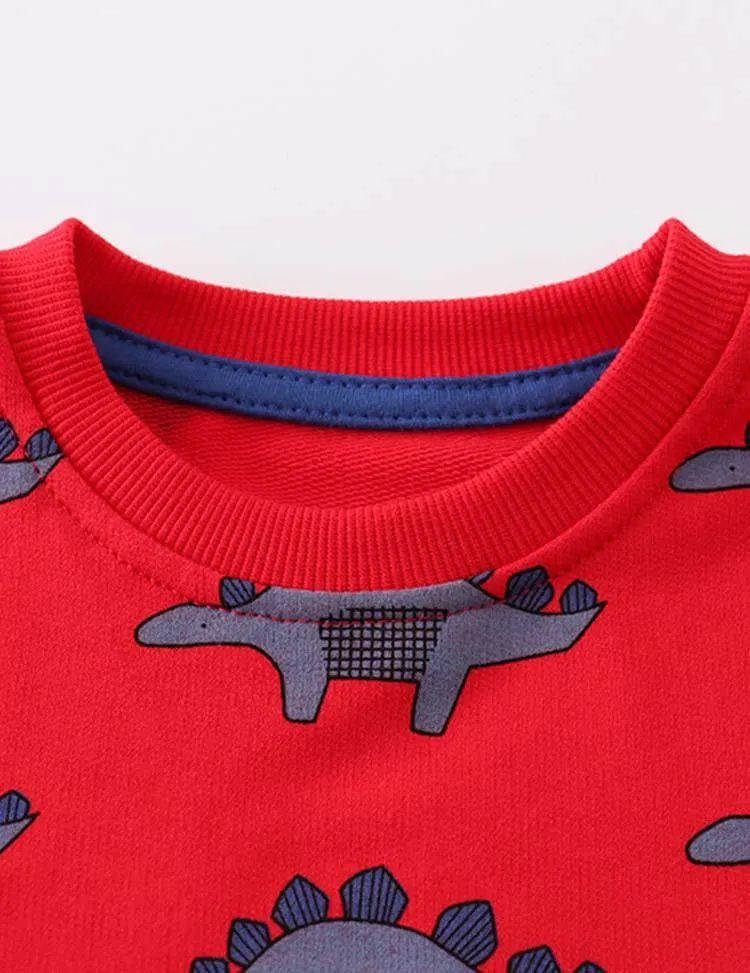 Dinosaur Printed Sweatshirt - Image 2