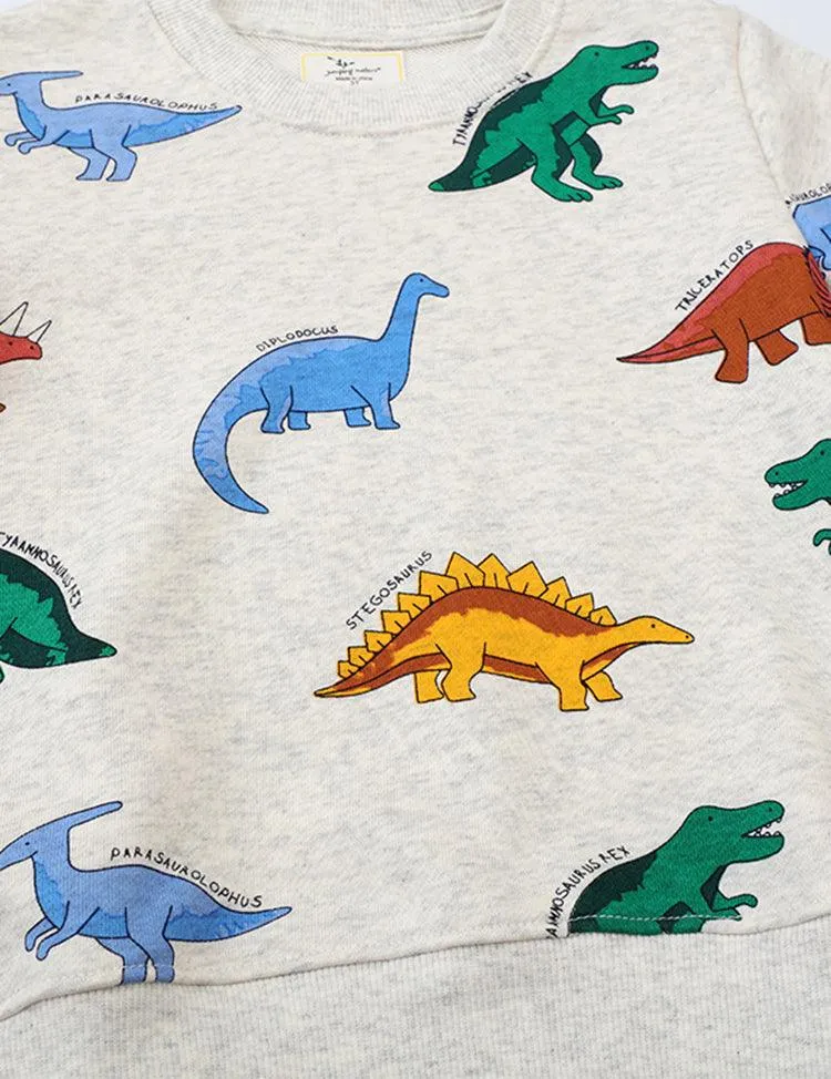 Dinosaur Printed Sweatshirt - Image 2