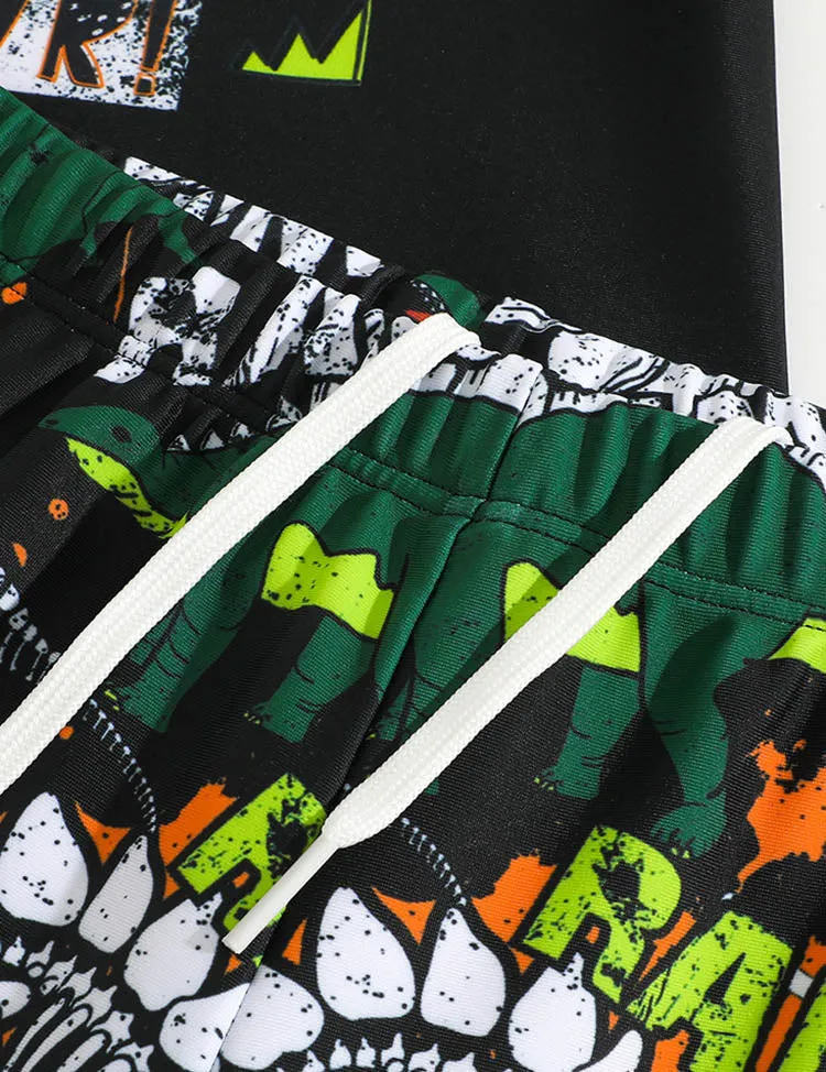 Dinosaur Printed Swimsuit - Image 4