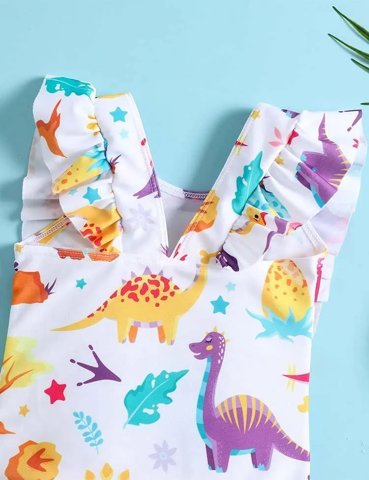 Dinosaur Printed Swimsuit - Image 4