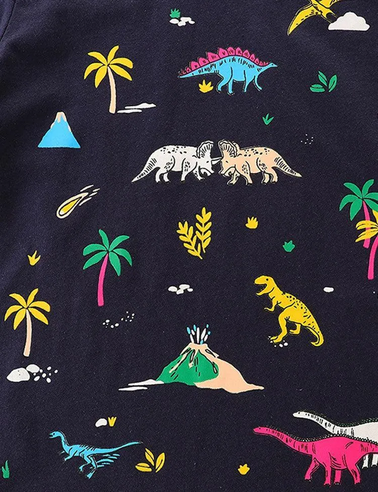 Dinosaur Printed T-shirt - Image 2