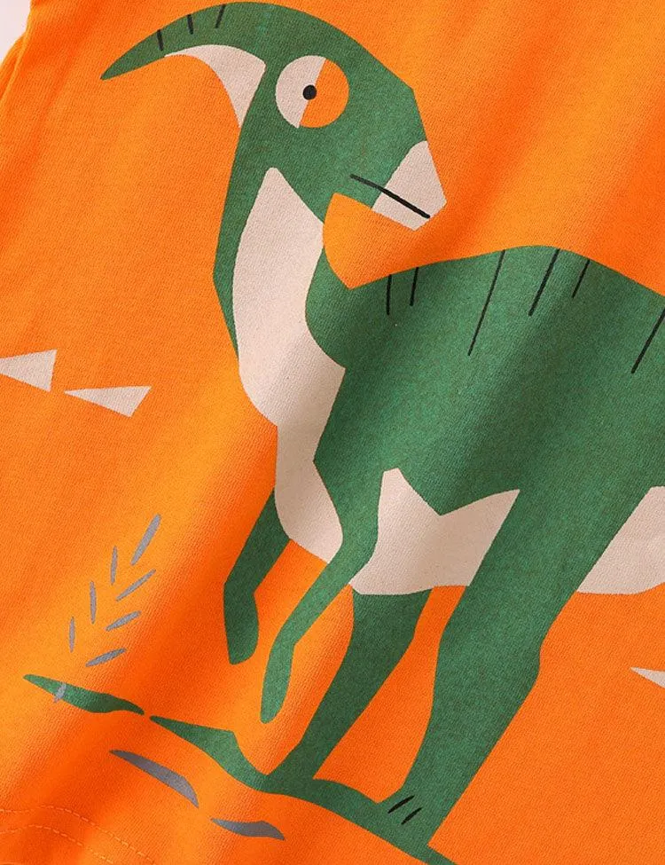 Dinosaur Printed T-shirt - Image 3