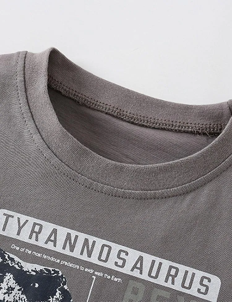 Dinosaur Round Neck T-shirt - Image 4