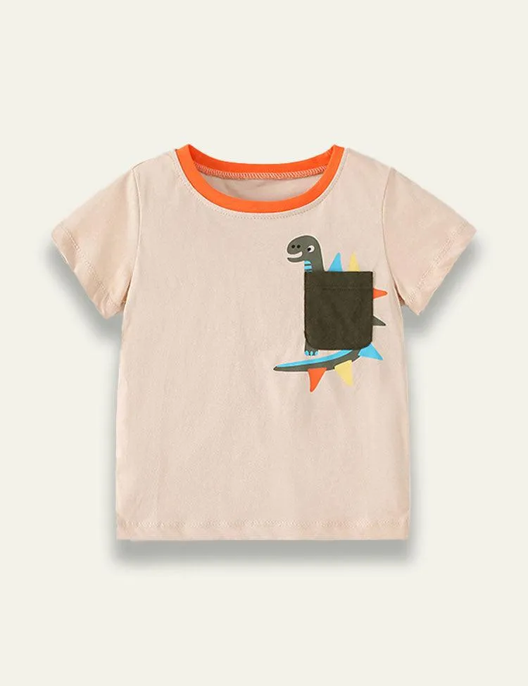 Dinosaur Round Neck T-shirt