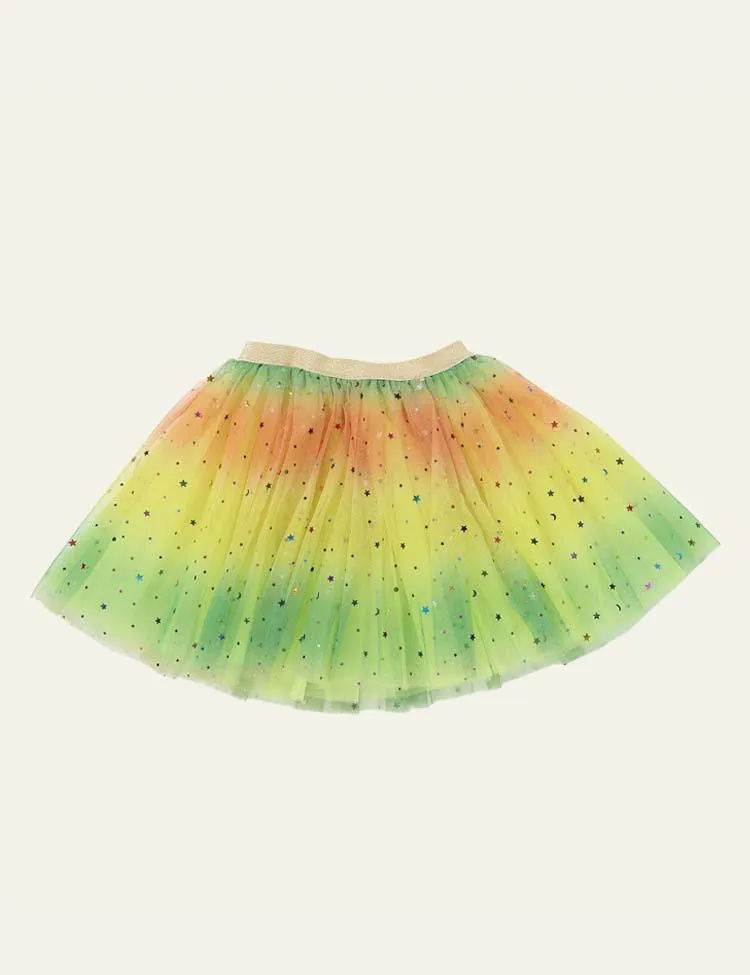 Free Today Only - Rainbow Star Mesh Skirt - Image 4