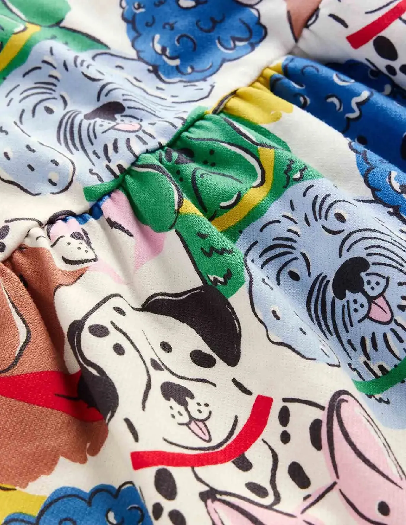 Doggy Printed Sweatshirt Dress - Image 2