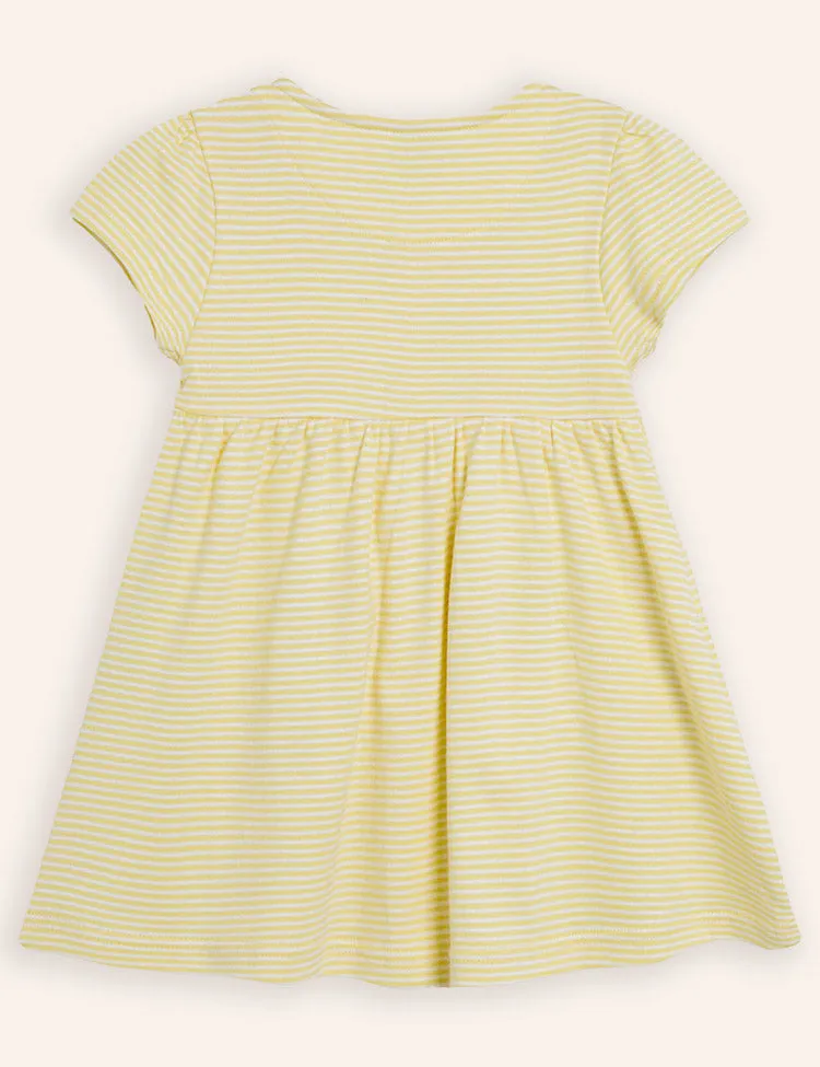 Duck Applique Striped Dress - Image 2