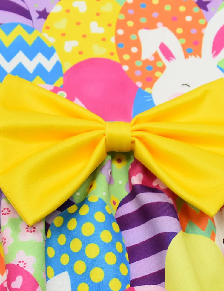 Easter Bow-knot Printed Dress - Image 3