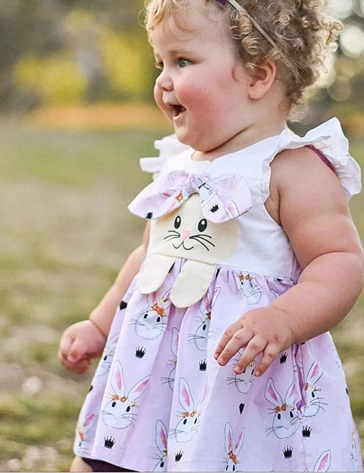Easter Bunny Appliqué Dress - Image 2