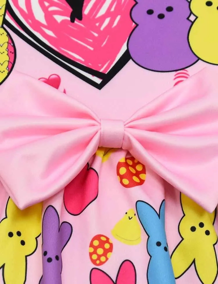 Easter Bunny Bow Sleeveless Dress - Image 4