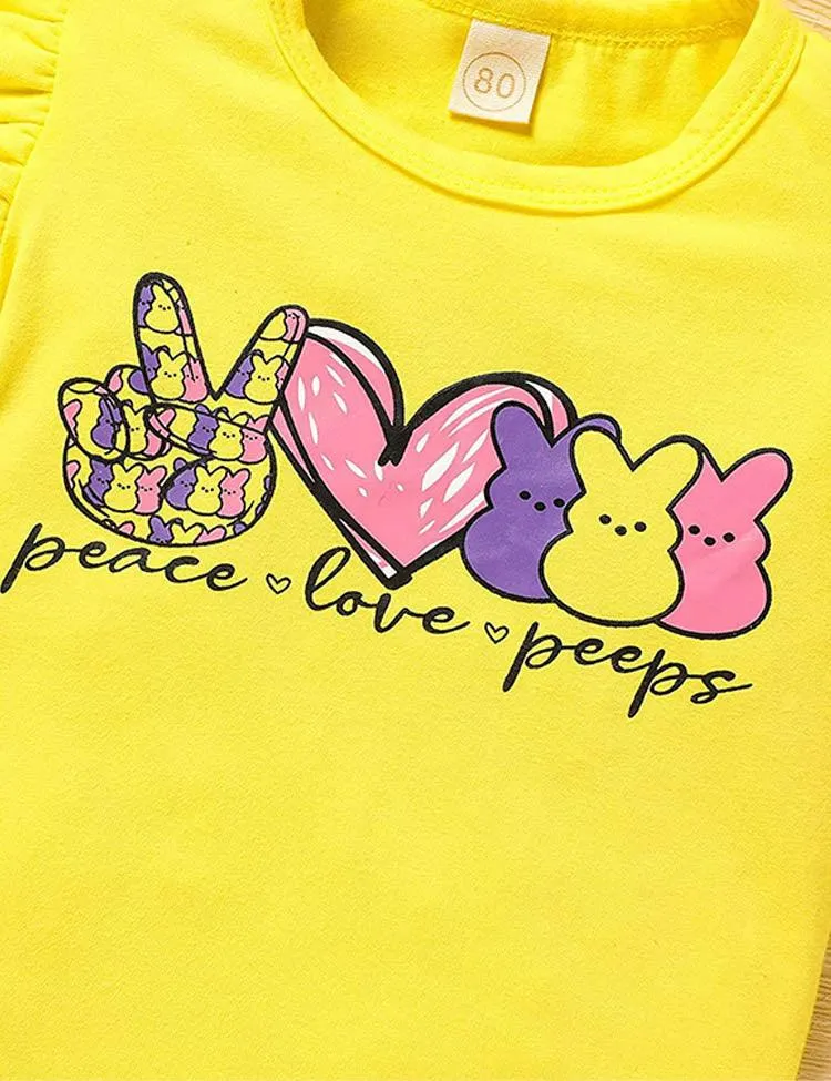 Easter Bunny Print Two Piece Set - Image 2