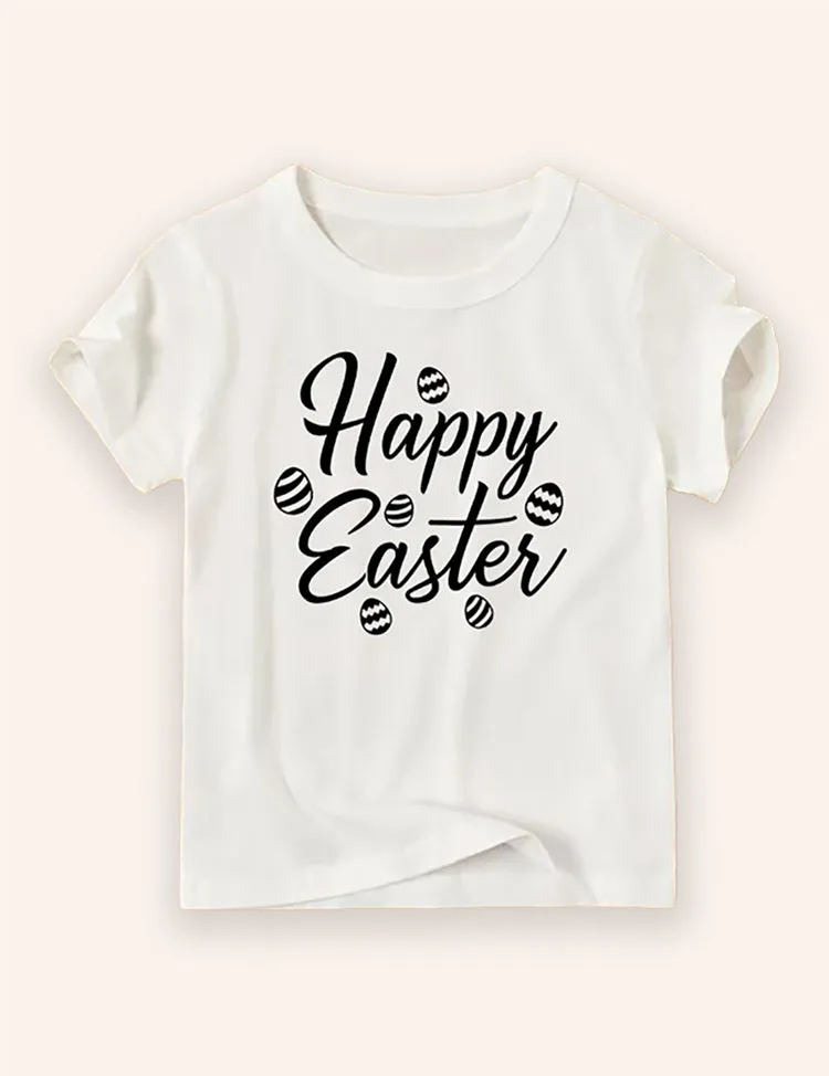 Easter Cartoon Printed T-Shirt - Image 6