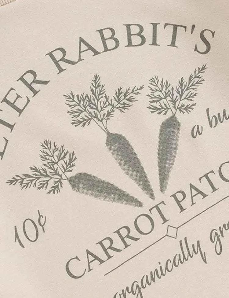 Easter Letter Carrot Printed Suit - Image 4
