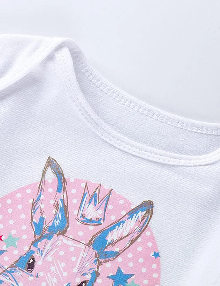 Easter Long Sleeve Bunny Romper Set - Image 2