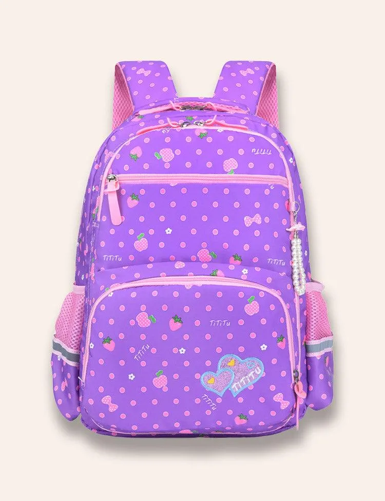 Elementary School Strawberry Backpack - Image 4