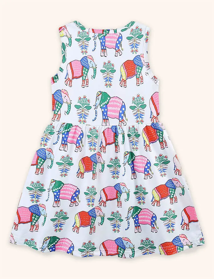 Elephant Printed Dress - Image 2