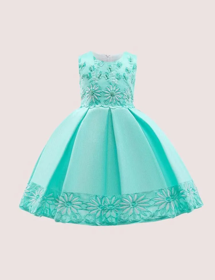 Embroidered Party Dress - Image 2