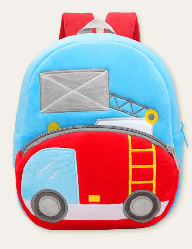 Engineering Vehicle Doll Schoolbag Backpack - Image 11