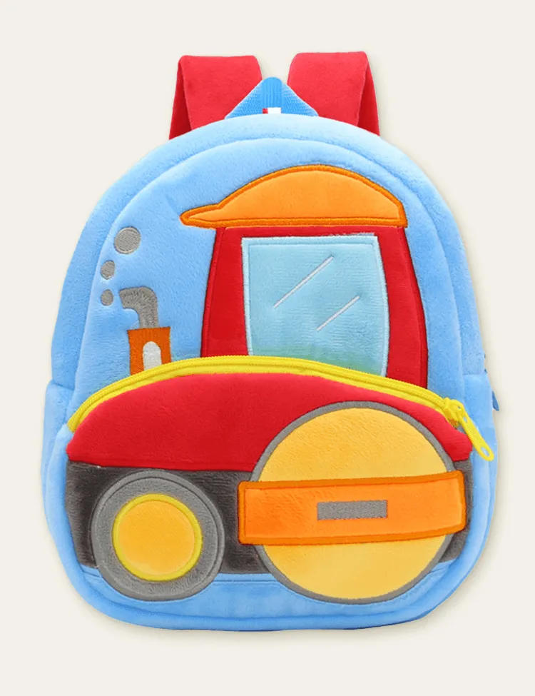 Engineering Vehicle Doll Schoolbag Backpack - Image 2