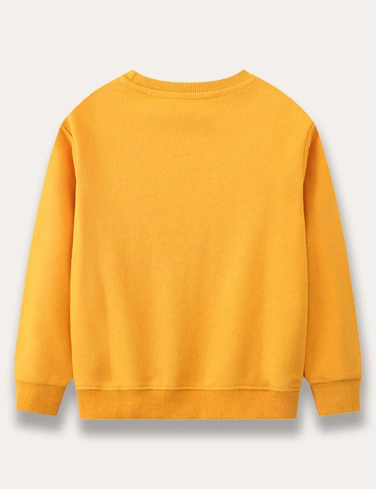 Engineering Vehicle Map Printed Sweatshirt - Image 2