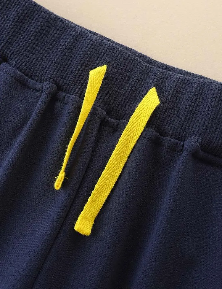 Excavator Appliqué Embroidery Sweatpants - Image 3