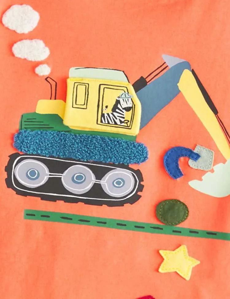 Excavator Appliqué Set - Image 2