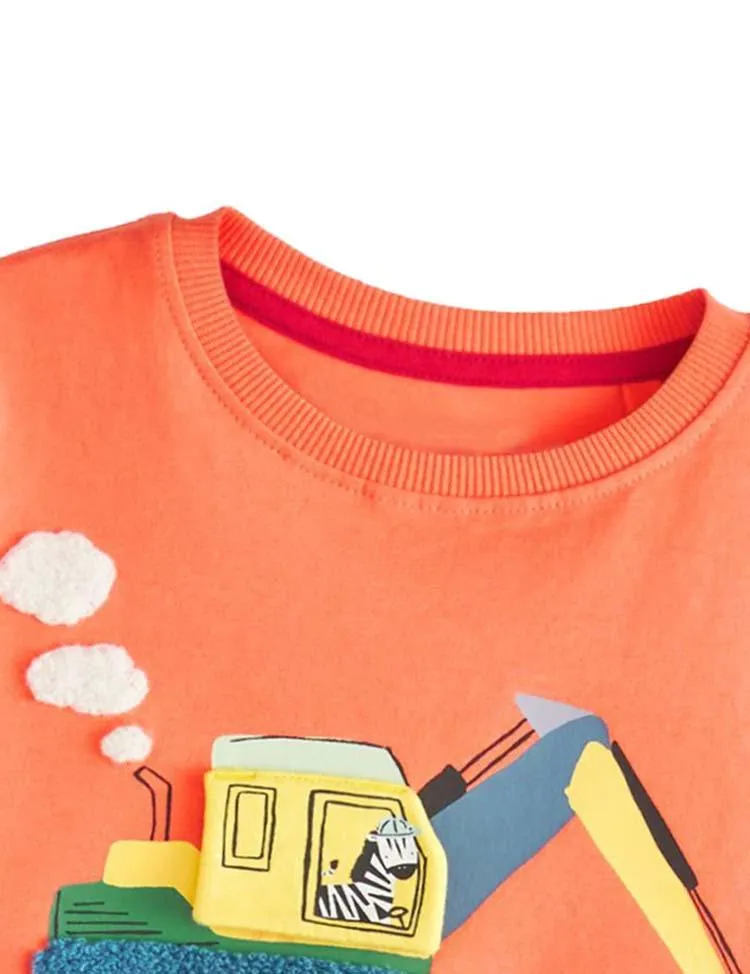 Excavator Appliqué Set - Image 3
