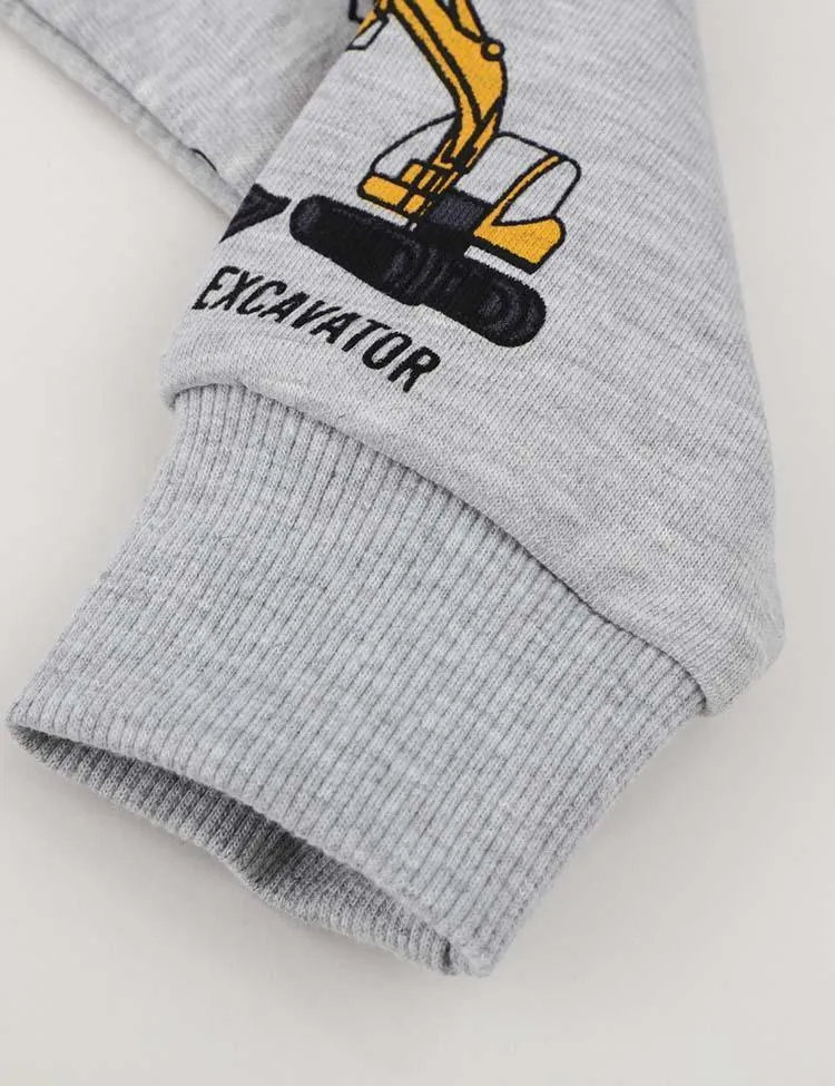 Excavator Printed Sweatshirt - Image 3
