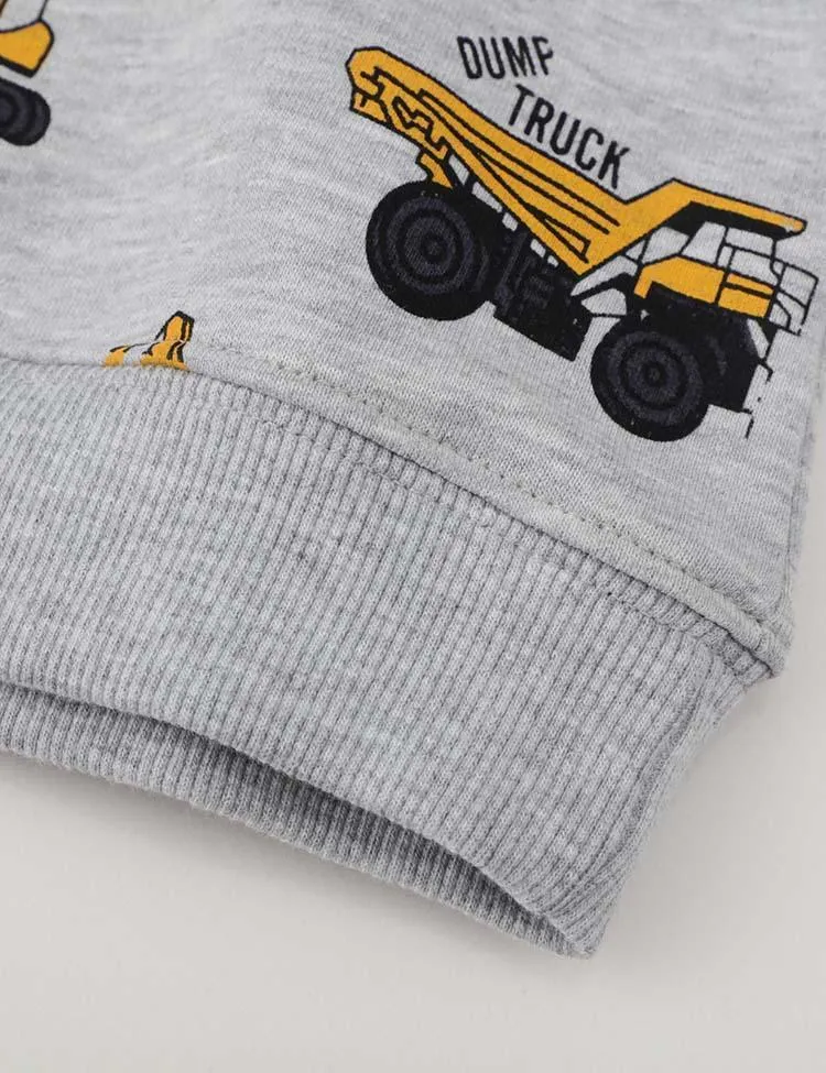 Excavator Printed Sweatshirt - Image 4