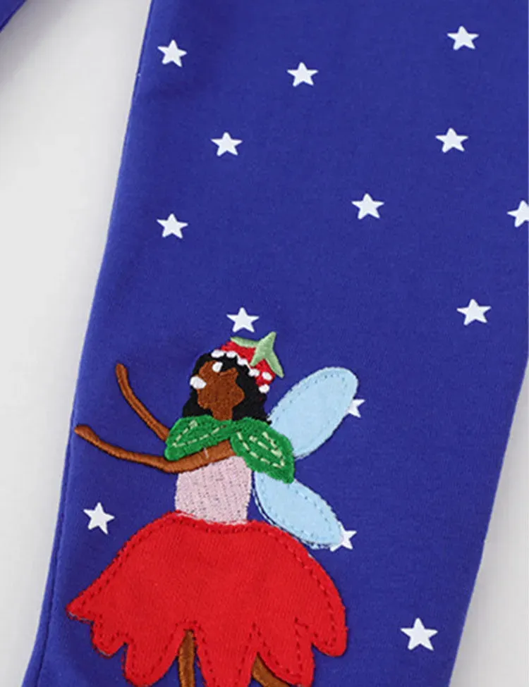 Fairy Appliqué Starry Leggings - Image 2