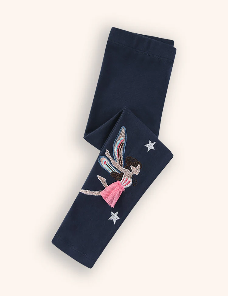 Fairy Embroidered Leggings - Image 2