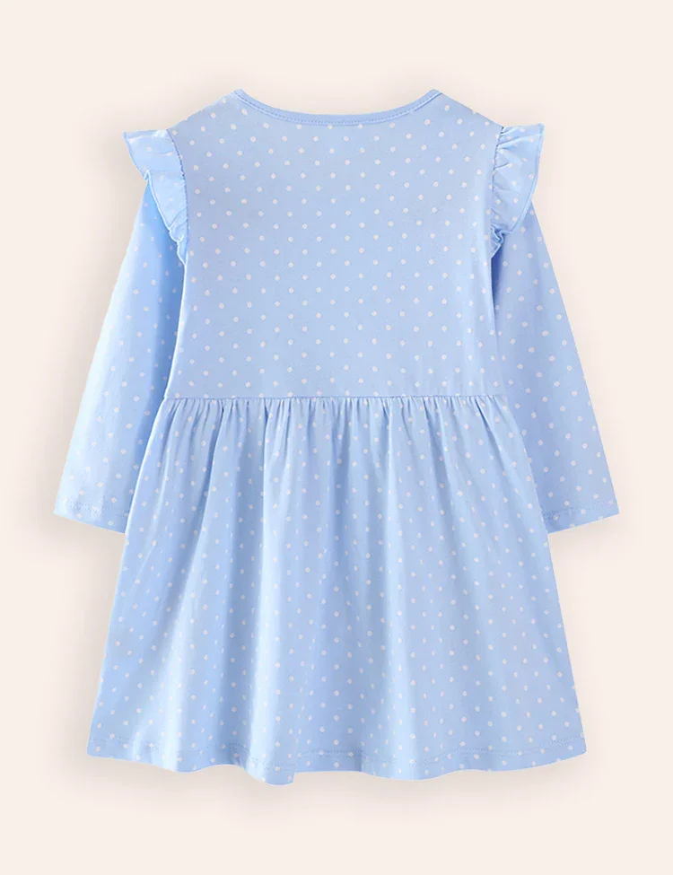 Fairy Embroidered Long-sleeved Dress - Image 2