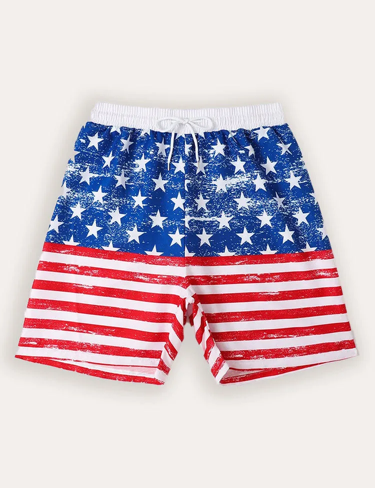 Family Matching Independence Day Stars and Stripes Swimsuit - Image 2