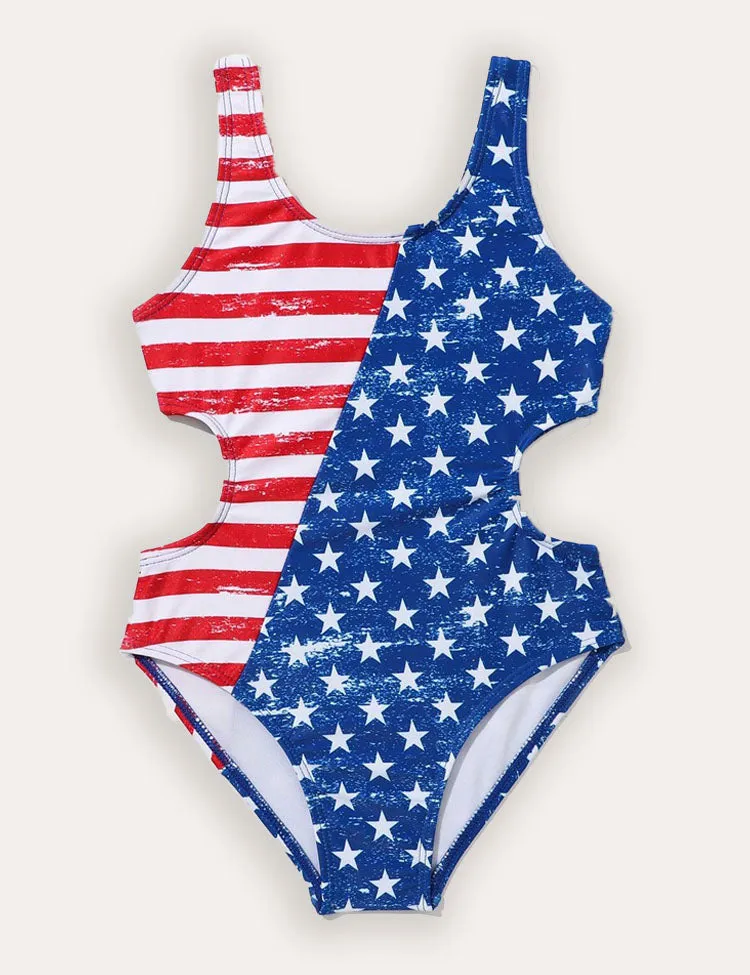 Family Matching Independence Day Stars and Stripes Swimsuit - Image 4