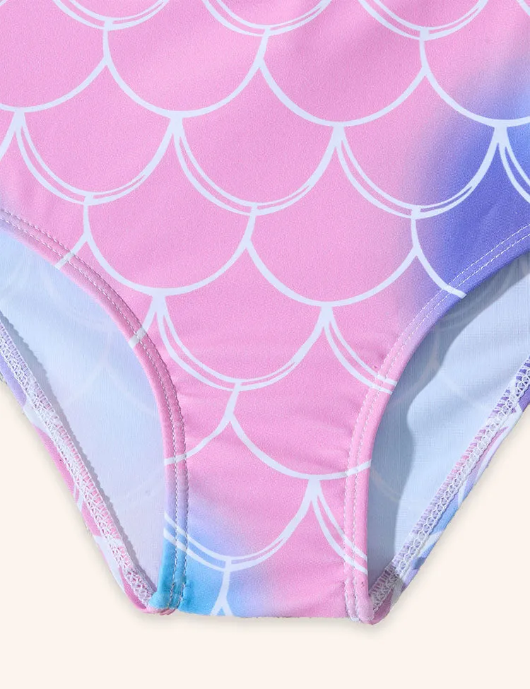 Fish Scale Printed Swimsuit - Image 4