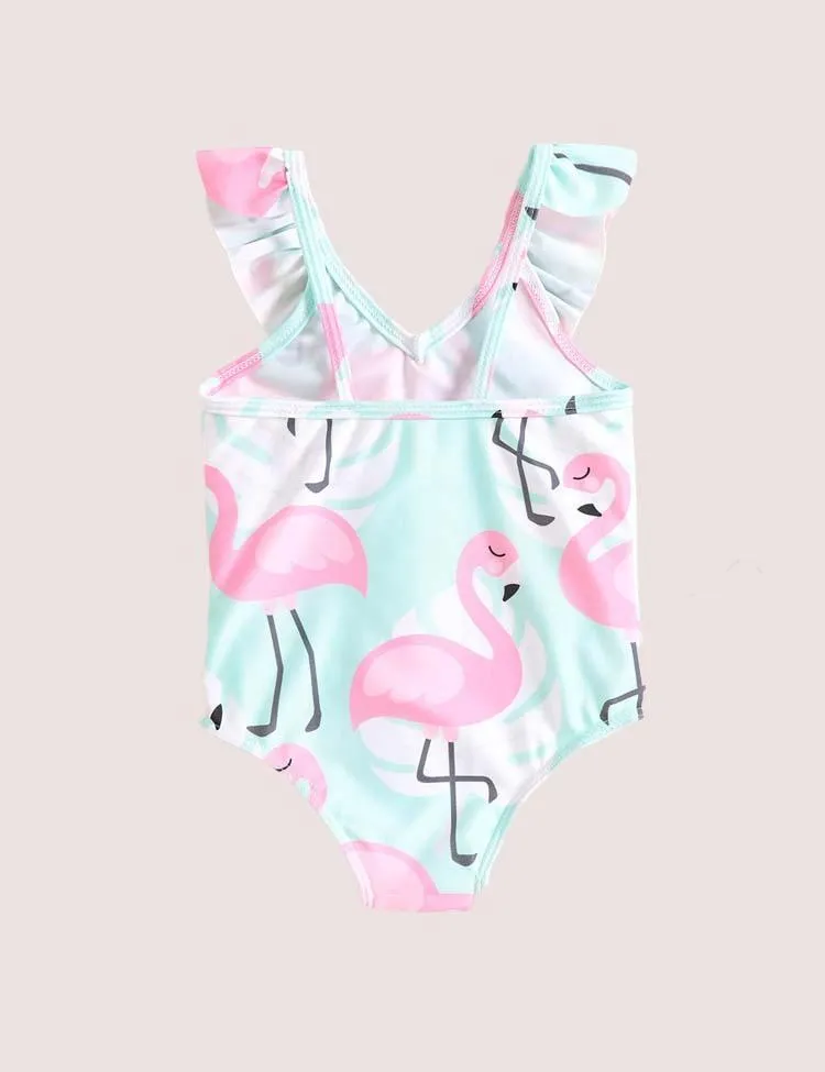 Flamingo One-Piece Swimsuit - Image 2
