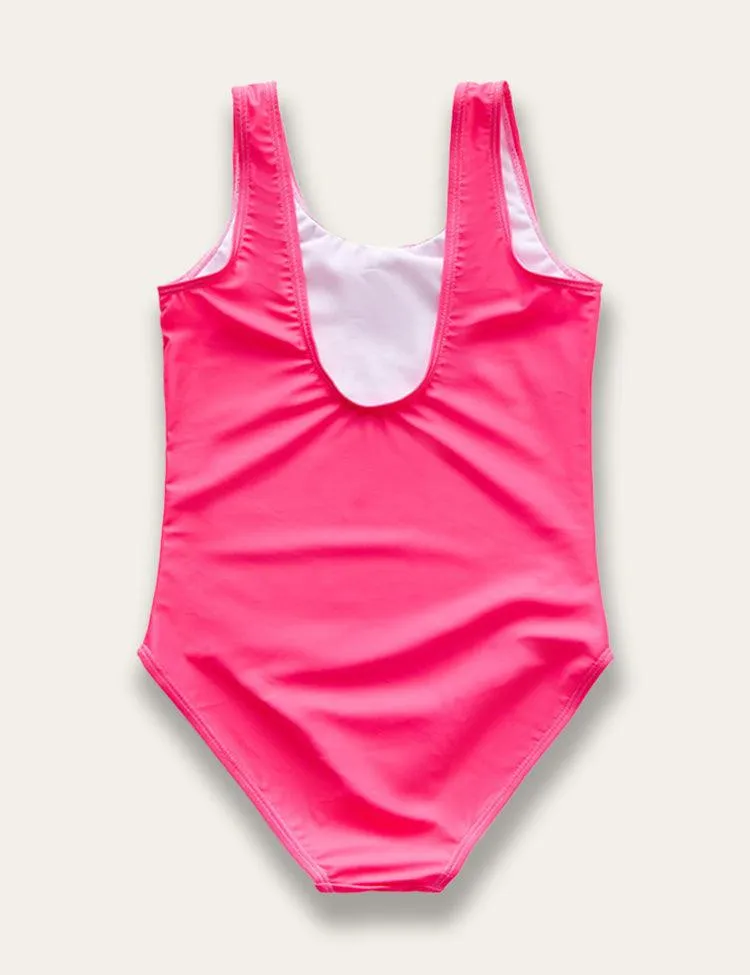 Flamingo Print Swimsuit - Image 3