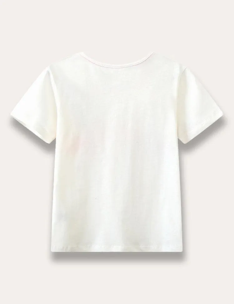 Flamingo Printed T-Shirt - Image 3