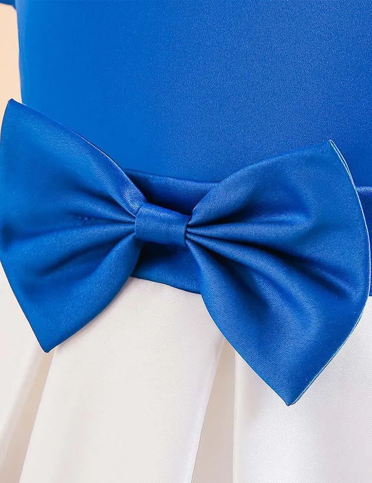 Floral Bow Party Dress - Image 3