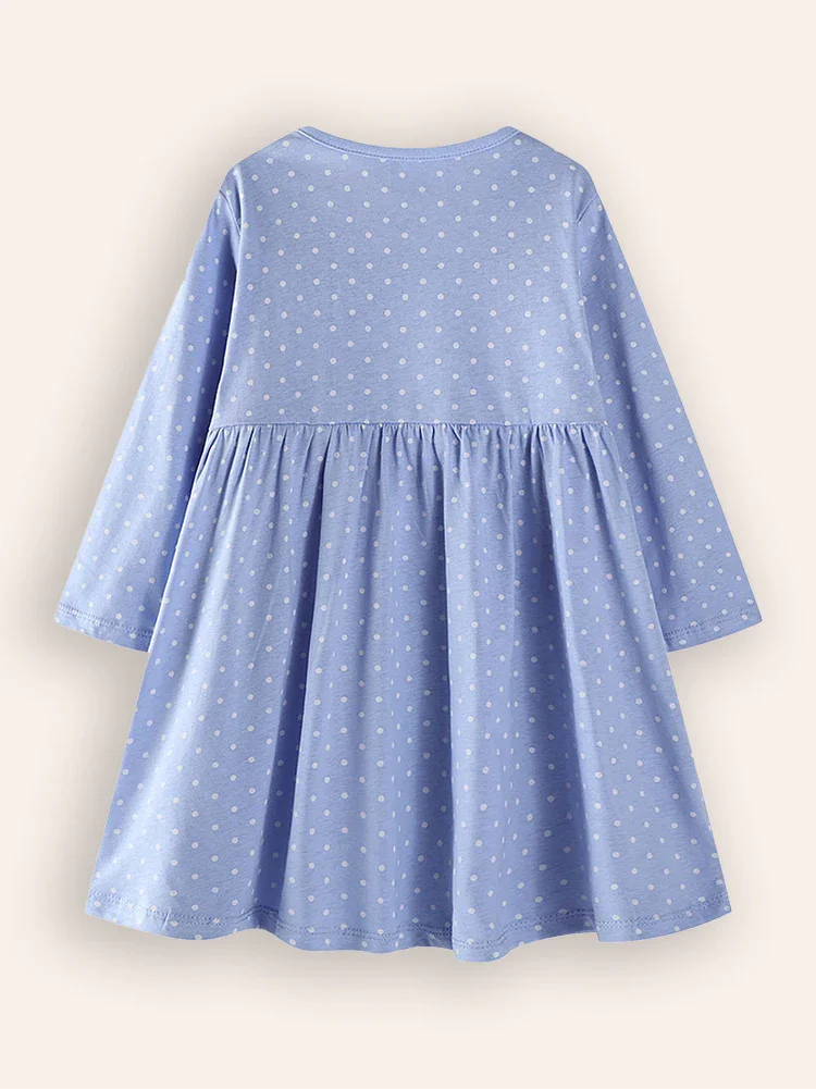 Floral Bunny Embroideried Dress - Image 2