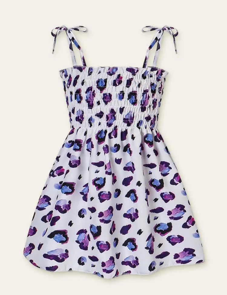 Today Only - Floral Butterfly Full Printed High Waist Spaghetti Strap Dress - Image 4