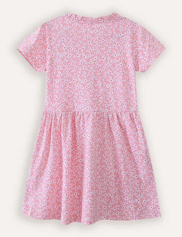 Floral Cotton Dress - Image 2