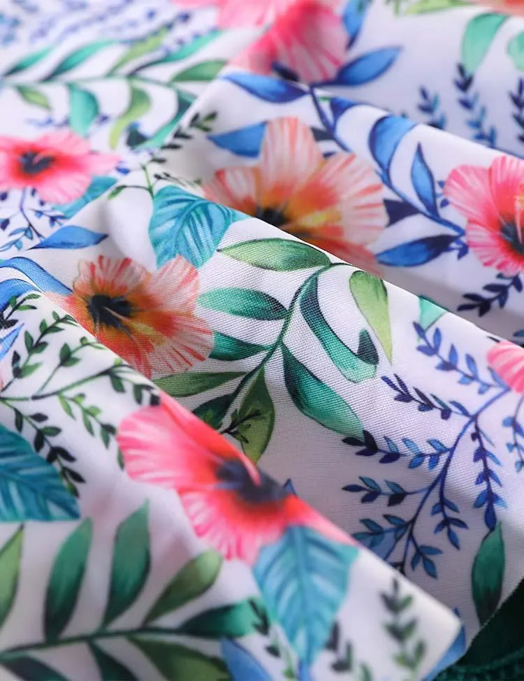 Floral Family Matching Swim Suit - Image 4