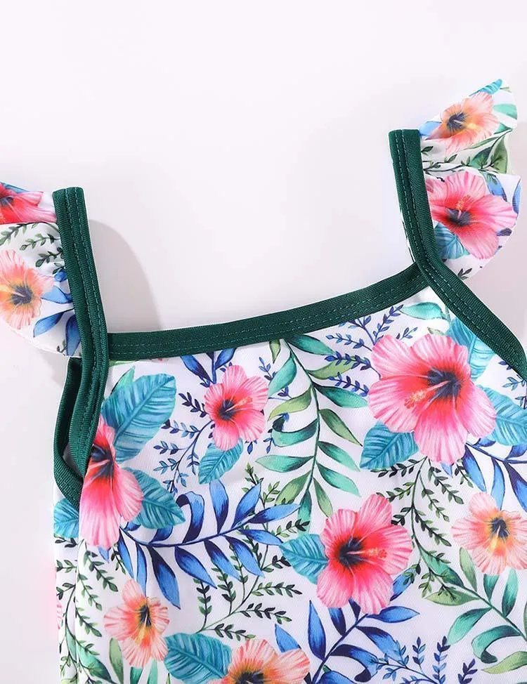 Floral Family Matching Swim Suit - Image 5