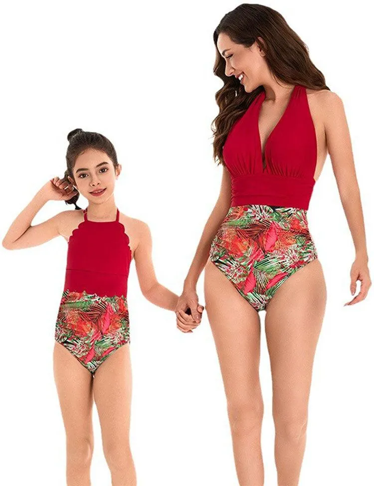 Floral Family Matching Swim Suit - Image 3