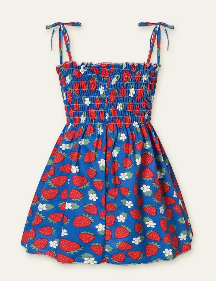 Floral Fruit Full Printed Dress